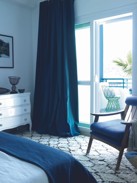 Из архивов ELLE DECORATION: бело-синяя квартира в Танжере