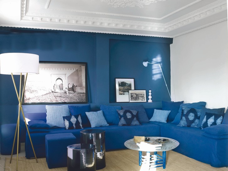 Из архивов ELLE DECORATION: бело-синяя квартира в Танжере