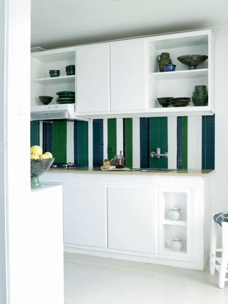 Из архивов ELLE DECORATION: бело-синяя квартира в Танжере