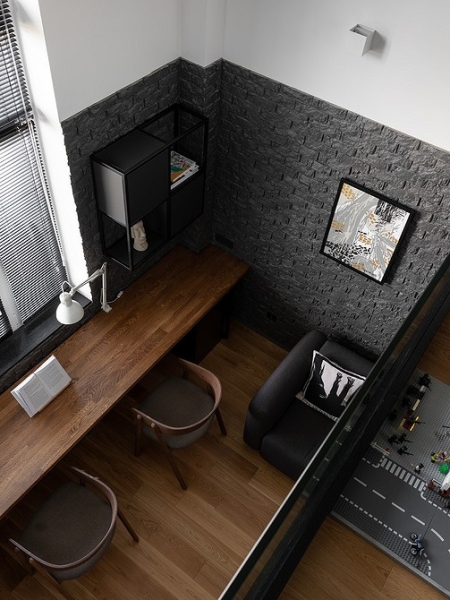 Как дизайнер превратила квартиру в двухуровневый лофт с элементами минимализма