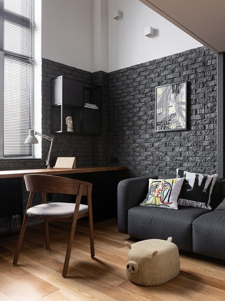 Как дизайнер превратила квартиру в двухуровневый лофт с элементами минимализма