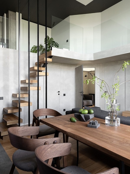 Как дизайнер превратила квартиру в двухуровневый лофт с элементами минимализма