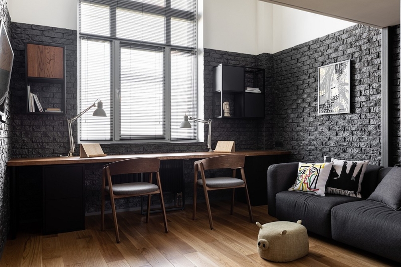 Как дизайнер превратила квартиру в двухуровневый лофт с элементами минимализма