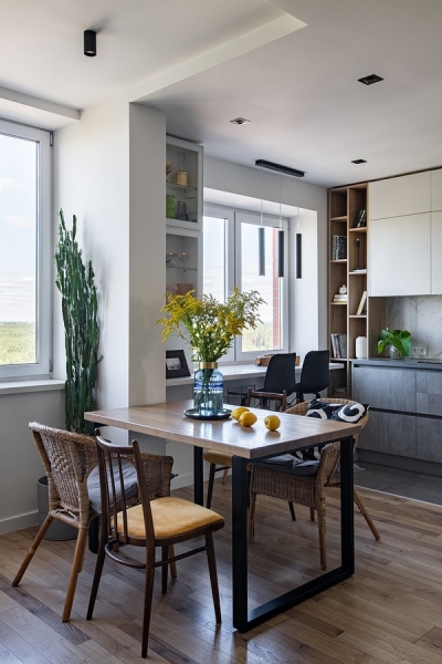 Нейтральная база и эффектный декор: как дизайнер оформила квартиру для семьи в Москве