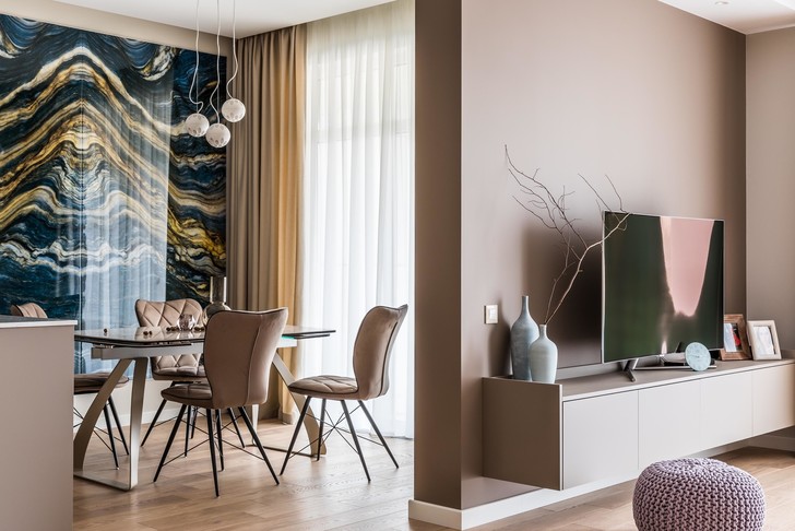 Нежная пудра: квартира 120 м² в Сочи
