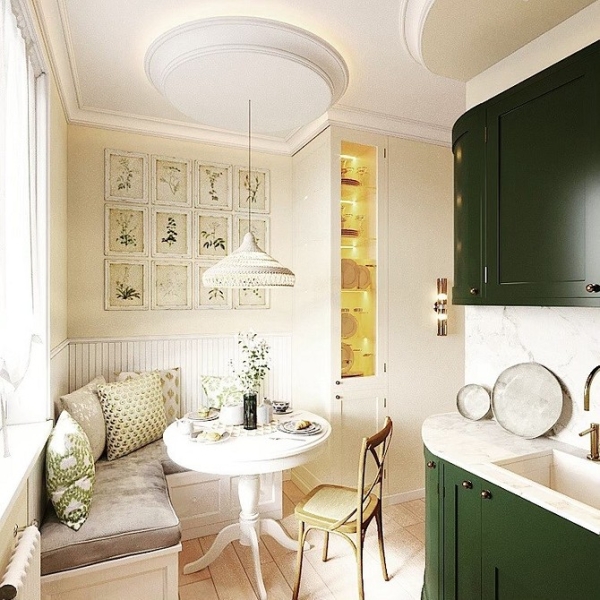 Оформляем стильный кухонный уголок: полезные советы, планировки и 72 фото