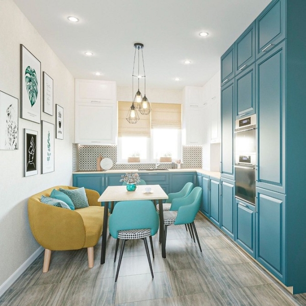 Оформляем стильный кухонный уголок: полезные советы, планировки и 72 фото