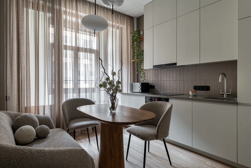 Оформляем стильный кухонный уголок: полезные советы, планировки и 72 фото