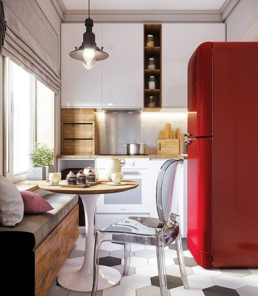 Оформляем стильный кухонный уголок: полезные советы, планировки и 72 фото