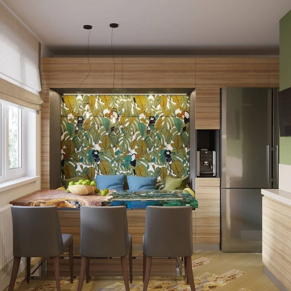 Оформляем стильный кухонный уголок: полезные советы, планировки и 72 фото