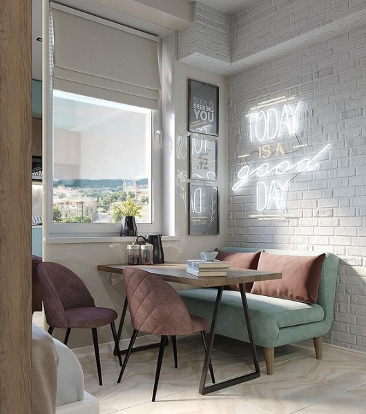 Оформляем стильный кухонный уголок: полезные советы, планировки и 72 фото