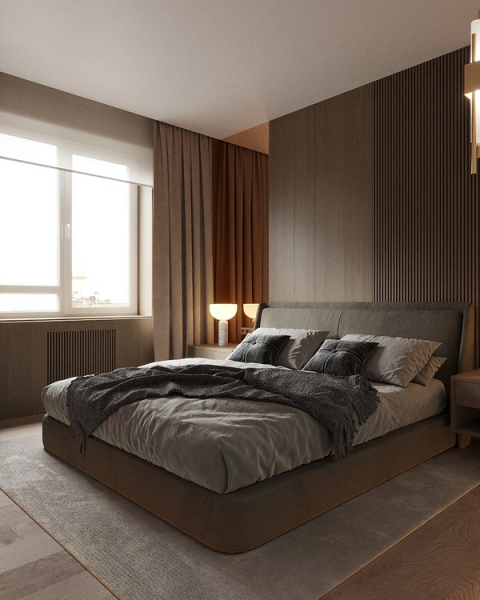 Шторы коричневого цвета: советы по выбору и 70 фото в интерьере