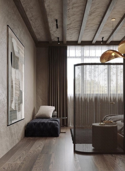 Шторы коричневого цвета: советы по выбору и 70 фото в интерьере