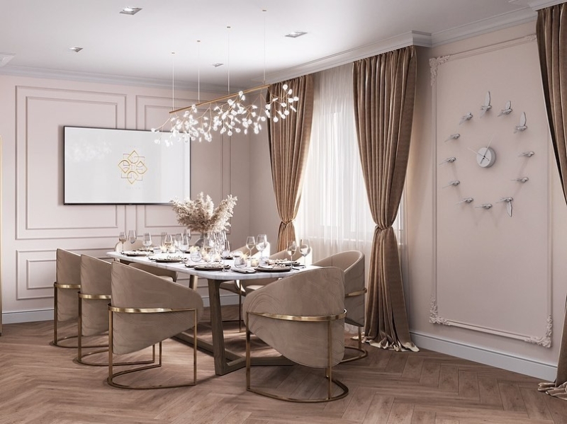 Шторы коричневого цвета: советы по выбору и 70 фото в интерьере