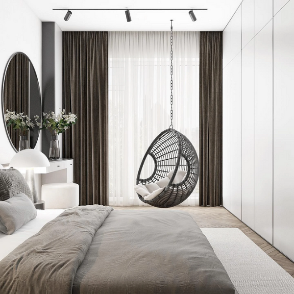 Шторы коричневого цвета: советы по выбору и 70 фото в интерьере