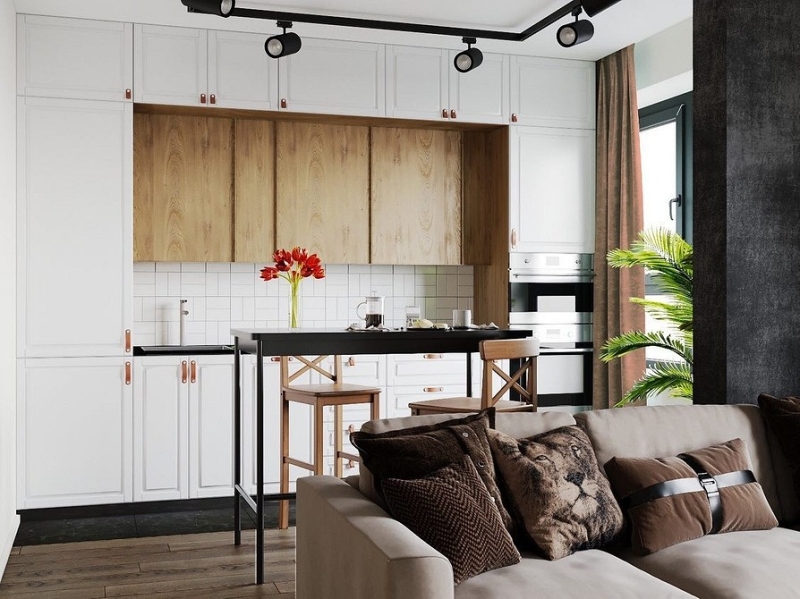 Шторы коричневого цвета: советы по выбору и 70 фото в интерьере