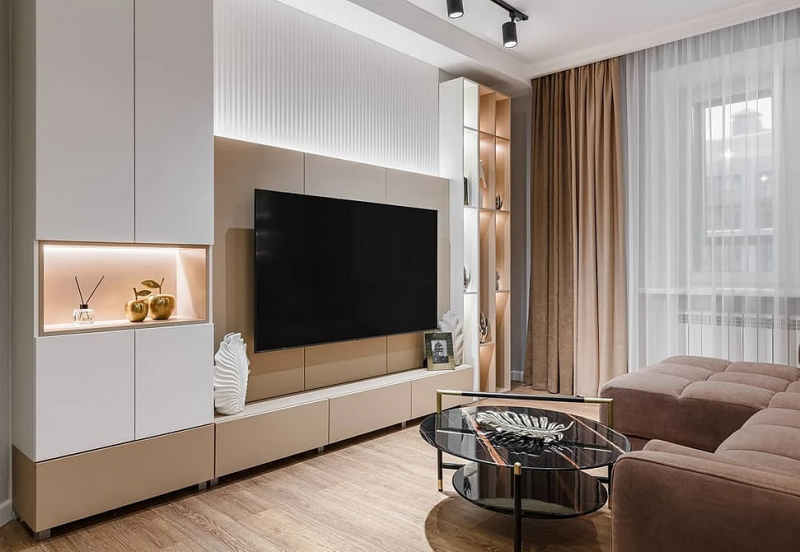 Шторы коричневого цвета: советы по выбору и 70 фото в интерьере