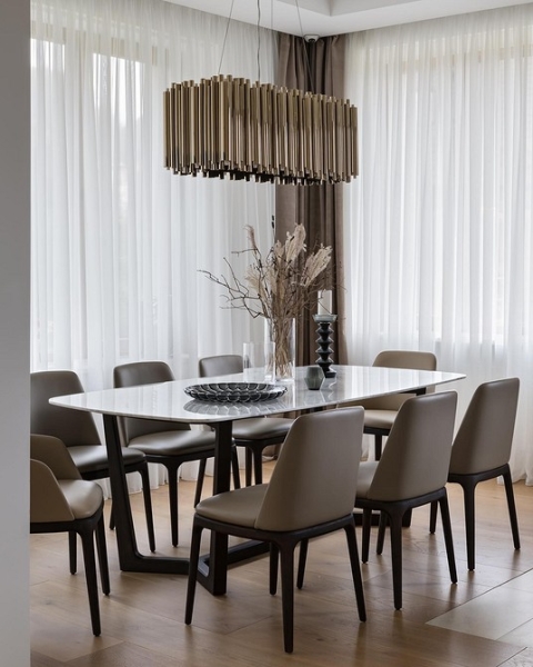 Шторы коричневого цвета: советы по выбору и 70 фото в интерьере