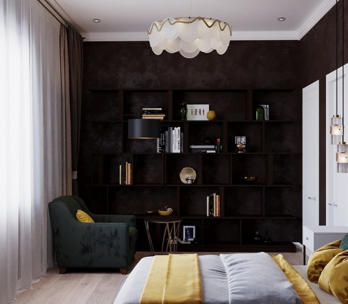 Шторы коричневого цвета: советы по выбору и 70 фото в интерьере