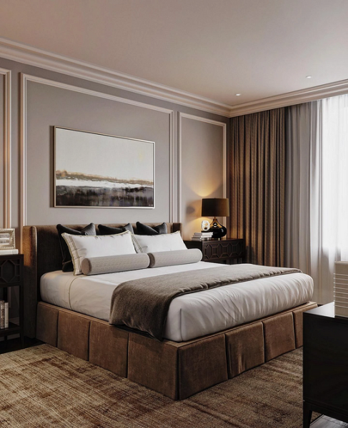 Шторы коричневого цвета: советы по выбору и 70 фото в интерьере