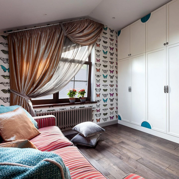 Шторы коричневого цвета: советы по выбору и 70 фото в интерьере