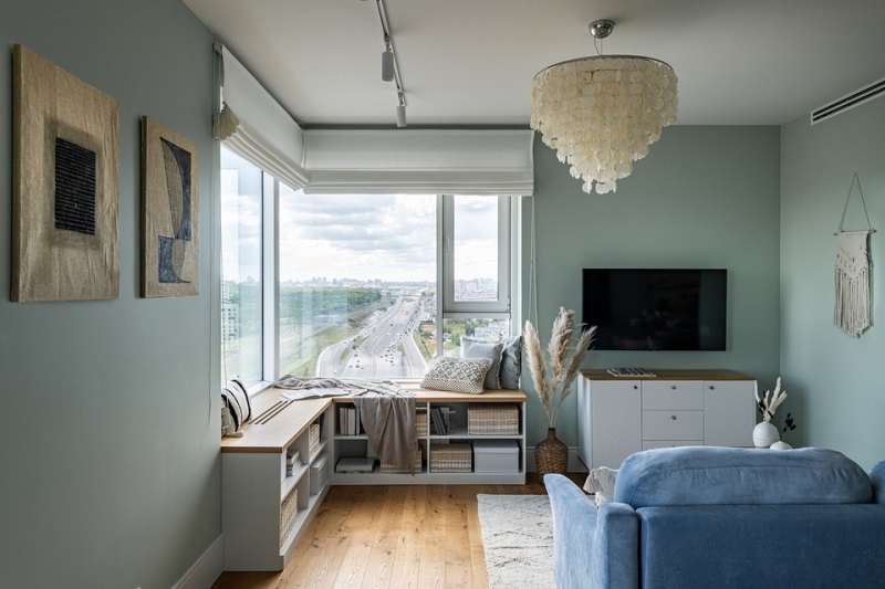 Уютная квартира для семьи с потрясающим видом из окон