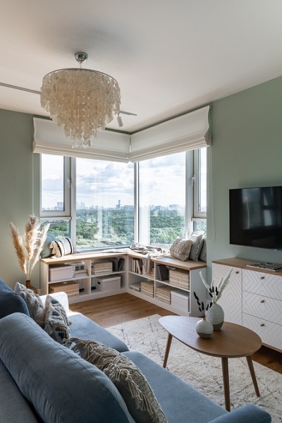 Уютная квартира для семьи с потрясающим видом из окон