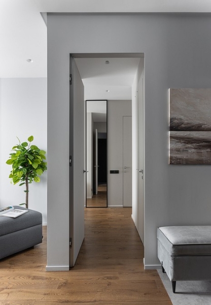 Уютно и функционально: двухкомнатная квартира 62 кв. м для девушки