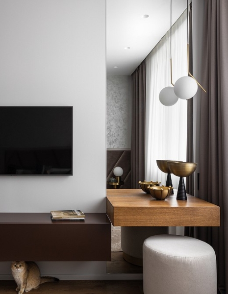 Уютно и функционально: двухкомнатная квартира 62 кв. м для девушки