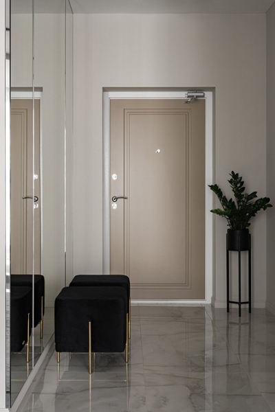 В стиле модерн: как дизайнер оформила студию 56 кв. м, которая выглядит просторно