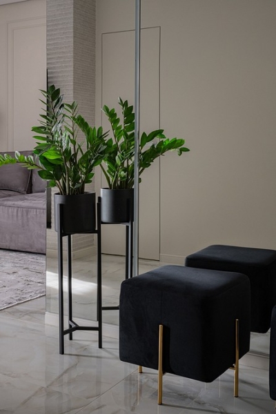 В стиле модерн: как дизайнер оформила студию 56 кв. м, которая выглядит просторно