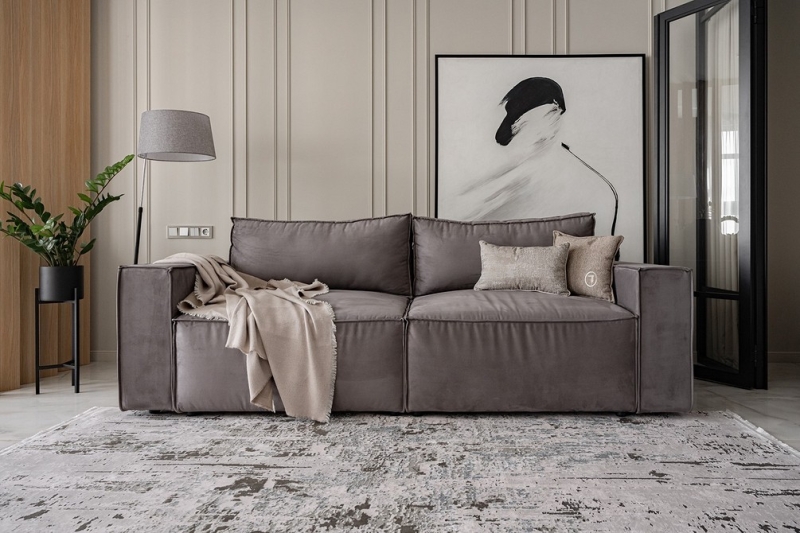 В стиле модерн: как дизайнер оформила студию 56 кв. м, которая выглядит просторно