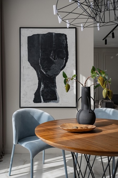 В стиле модерн: как дизайнер оформила студию 56 кв. м, которая выглядит просторно