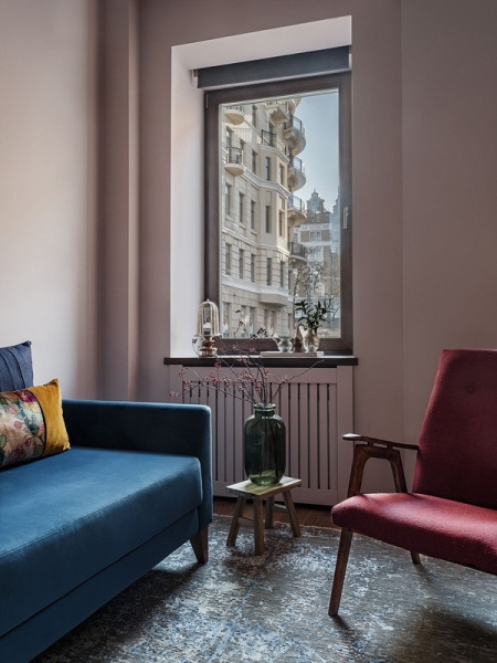 Вау-интерьер: квартира 44 кв. м в центре Москвы в доме 1880 года