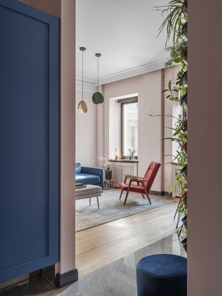 Вау-интерьер: квартира 44 кв. м в центре Москвы в доме 1880 года