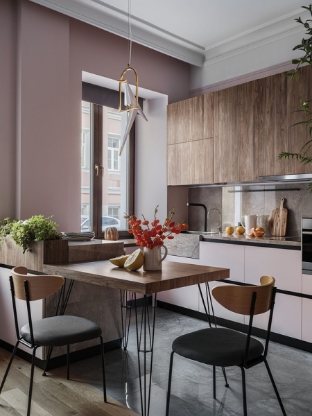 Вау-интерьер: квартира 44 кв. м в центре Москвы в доме 1880 года