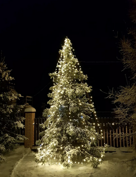 7 невероятных идей для украшения дачи к Новому году