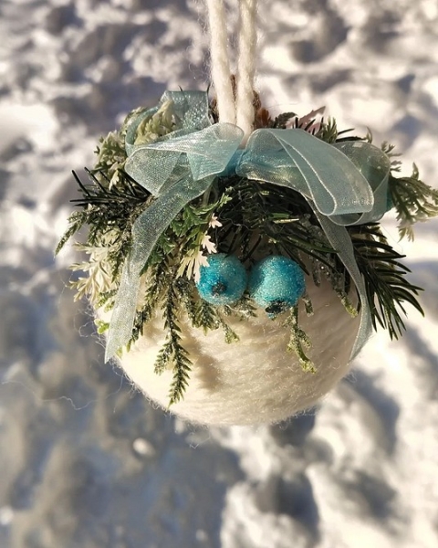 Большая игрушка на елку своими руками: 5 пошаговых инструкций и 34 фото