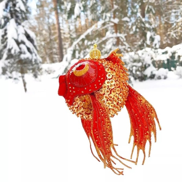 Большая игрушка на елку своими руками: 5 пошаговых инструкций и 34 фото