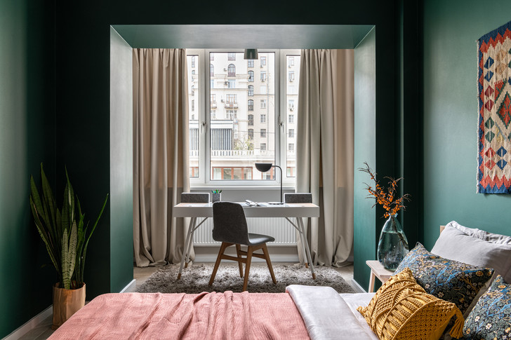 Дизайнерский интерьер со скромным бюджетом на 60 м&sup2;