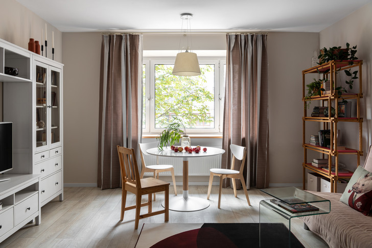 Дизайнерский интерьер со скромным бюджетом на 60 м&sup2;