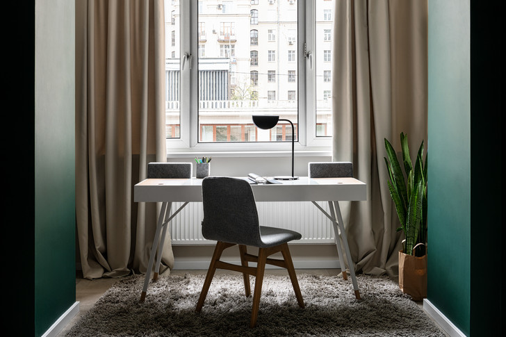 Дизайнерский интерьер со скромным бюджетом на 60 м&sup2;