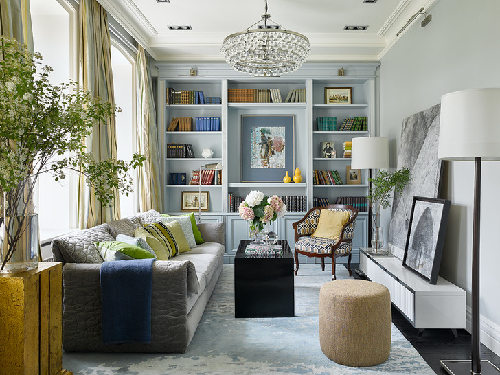 Двухэтажная квартира 154 м&sup2; на Патриарших прудах