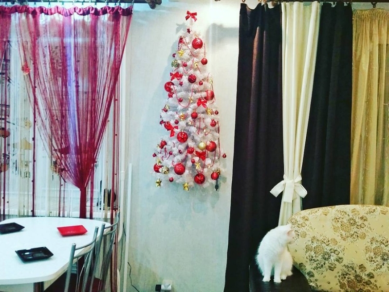 Елка из мишуры своими руками: идеи оформления и 5 пошаговых инструкций (36 фото)