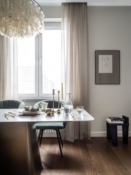 Гармоничная квартира для семьи с двумя детьми