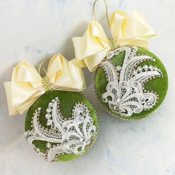 Игрушки на елку своими руками: 13 простых идей и 86 фотопримеров