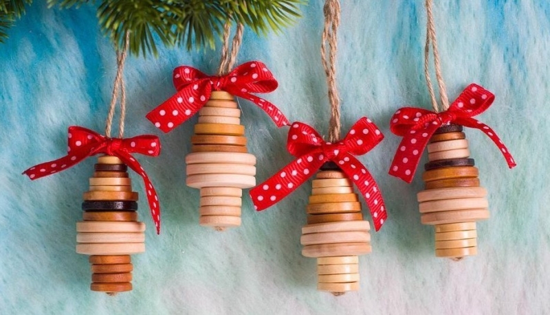 Игрушки на елку своими руками: 13 простых идей и 86 фотопримеров