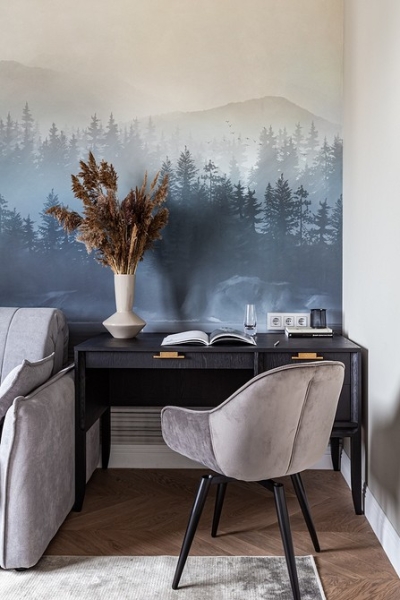 Интерьер вне времени: квартира 60,4 кв. м для семьи