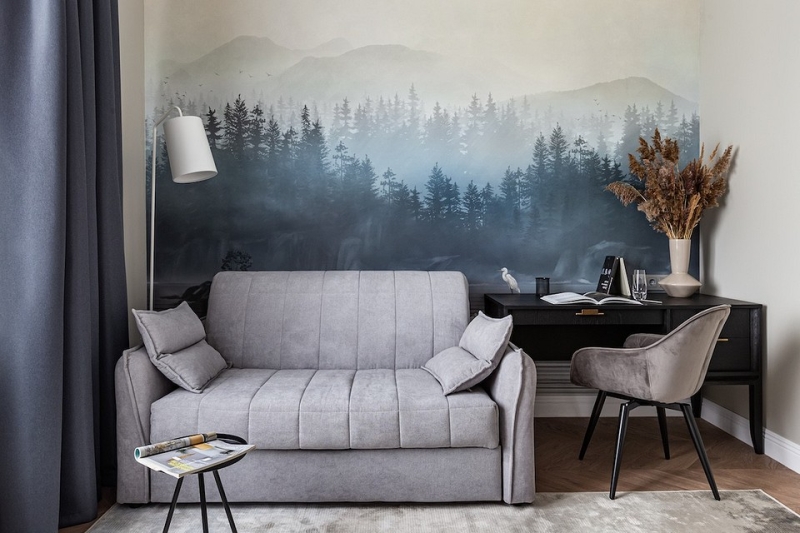 Интерьер вне времени: квартира 60,4 кв. м для семьи