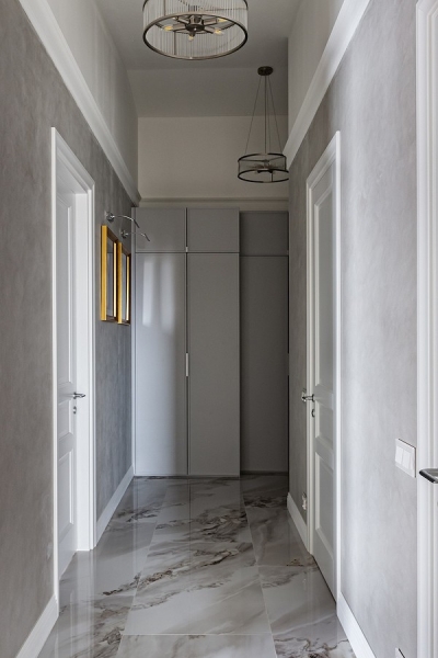 Интерьер вне времени: квартира 60,4 кв. м для семьи